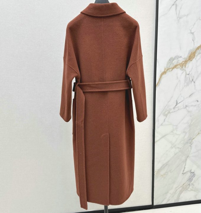 クリスチャンディオール レディース コート 2025年 DIORダブルフェース カシミヤ ロングコート ロングスリーブ ベルト付き レディース - 画像 (11)