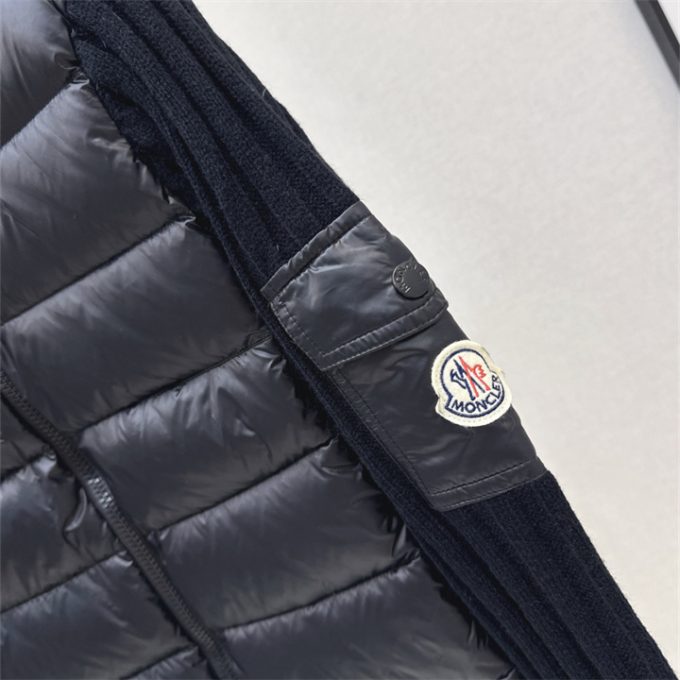 モンクレール ロングスリーブ ダウン 2025年 MONCLER ニット ジップジャケット アウターコート レディース - 画像 (9)