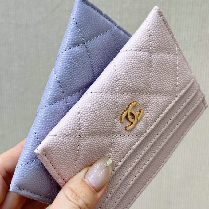 CHANEL シャネル 2025年 カードケース 名刺入れ キャビアスキン ゴールド金具 - 画像 (9)