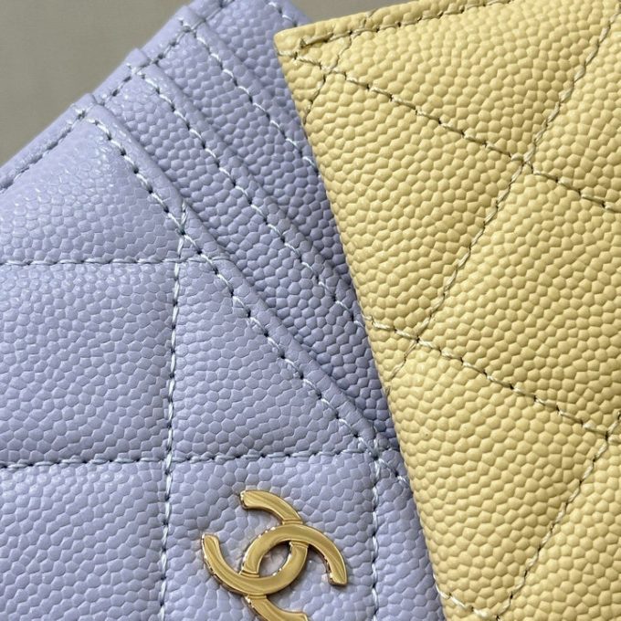 CHANEL シャネル 2025年 カードケース 名刺入れ キャビアスキン ゴールド金具 - 画像 (6)