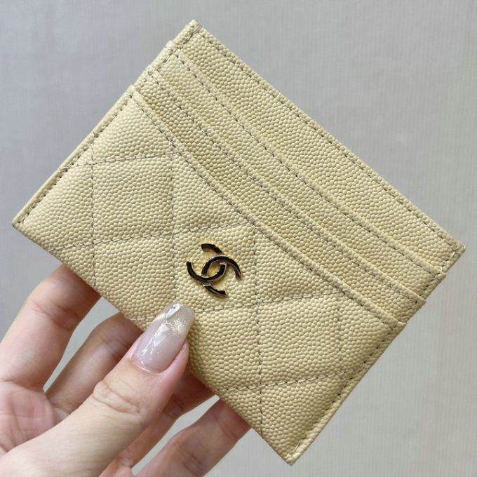 CHANEL シャネル 2025年 カードケース 名刺入れ キャビアスキン ゴールド金具 - 画像 (7)