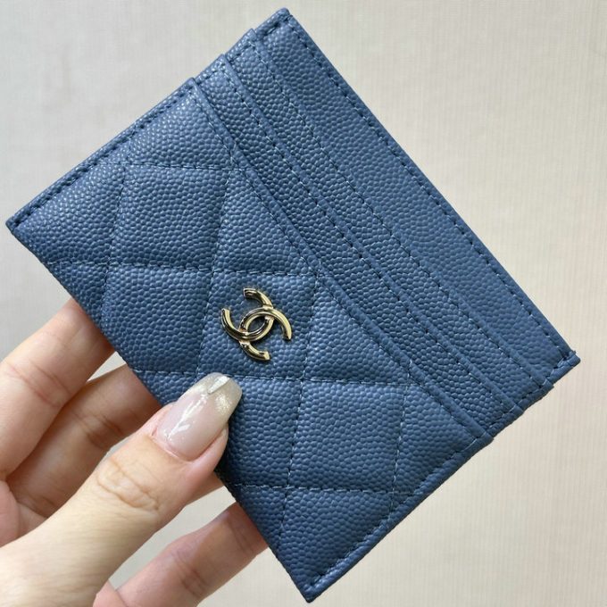 CHANEL シャネル 2025年 カードケース 名刺入れ キャビアスキン ゴールド金具 - 画像 (13)
