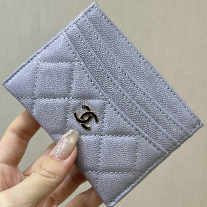 CHANEL シャネル 2025年 カードケース 名刺入れ キャビアスキン ゴールド金具 - 画像 (8)