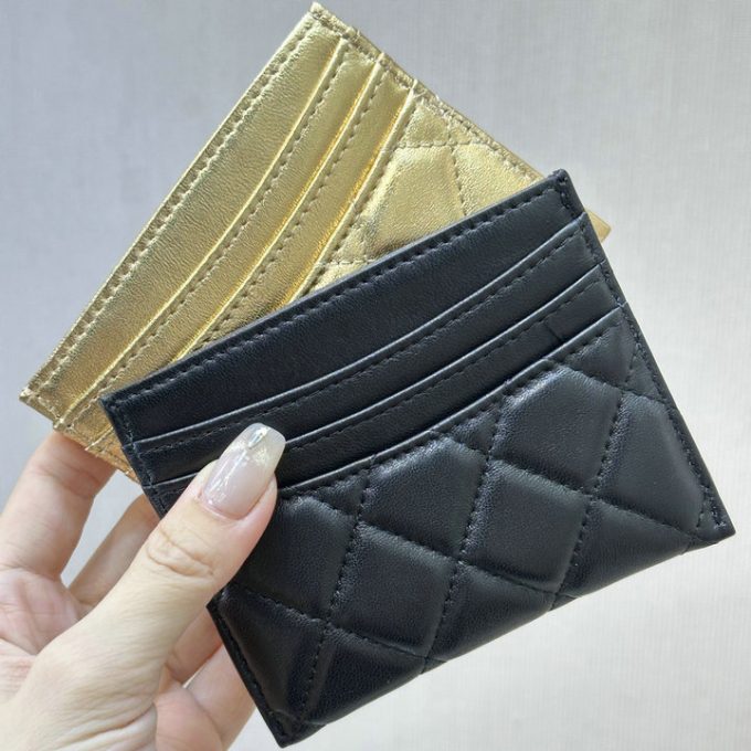 CHANEL シャネル 2025年 カードケース 名刺入れ ラムスキン - 画像 (5)