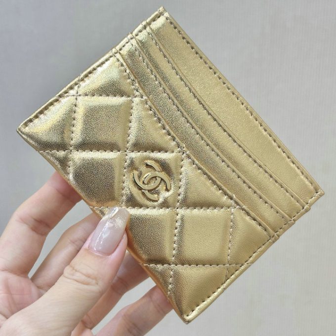 CHANEL シャネル 2025年 カードケース 名刺入れ ラムスキン - 画像 (6)