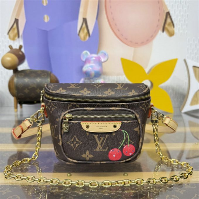 ルイヴィトン 2025年 LV TM ミニ バムバッグ M13449 LOUISVUITTON ショルダーバッグ モノグラムキャンパス