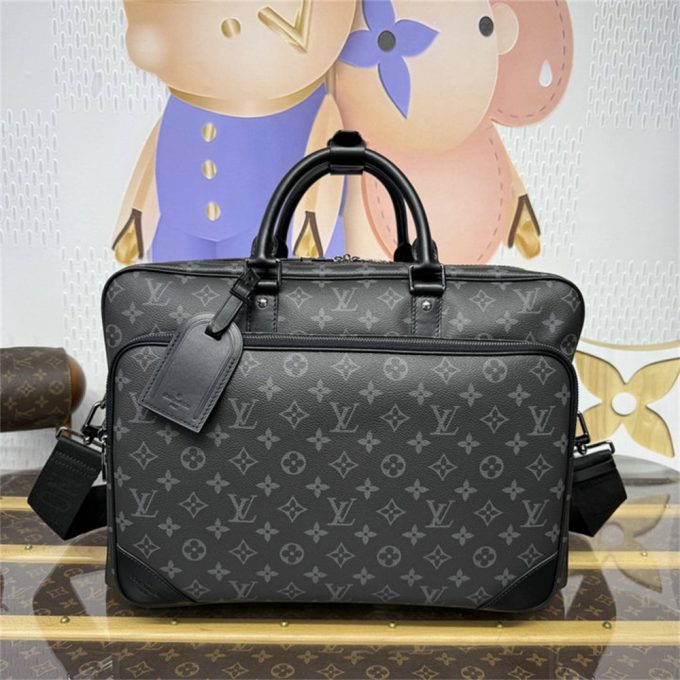 ルイヴィトン 2025年 ウィークエンダー バッグ M11512 LOUISVUITTON ブリーフケース トートバッグ ショルダーバッグ モノグラム エクリプス キャンバス