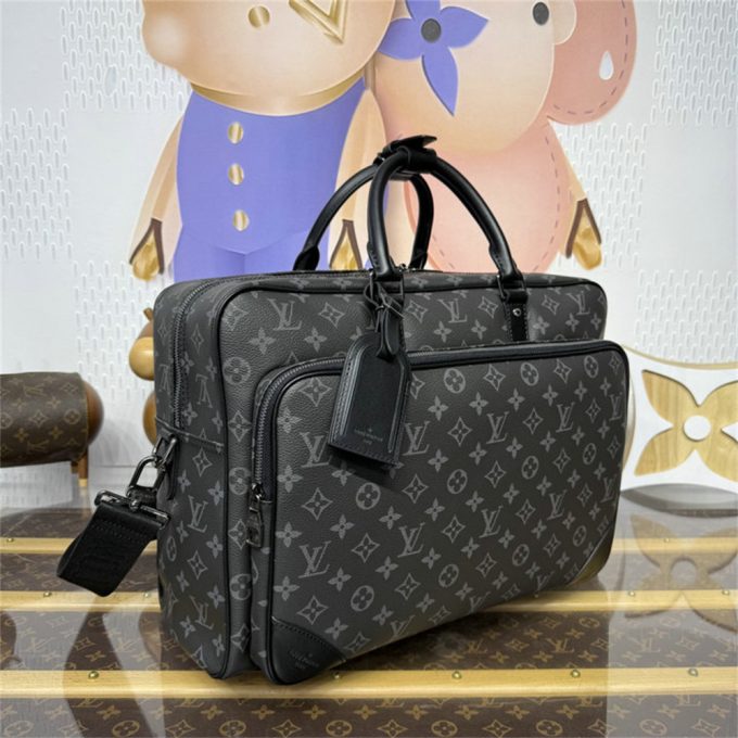 ルイヴィトン 2025年 ウィークエンダー バッグ M11512 LOUISVUITTON ブリーフケース トートバッグ ショルダーバッグ モノグラム エクリプス キャンバス - 画像 (2)