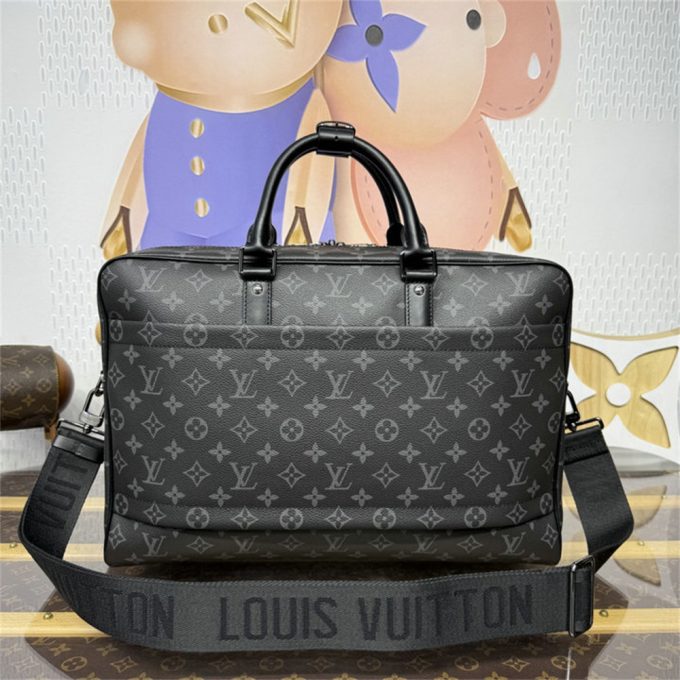 ルイヴィトン 2025年 ウィークエンダー バッグ M11512 LOUISVUITTON ブリーフケース トートバッグ ショルダーバッグ モノグラム エクリプス キャンバス - 画像 (3)