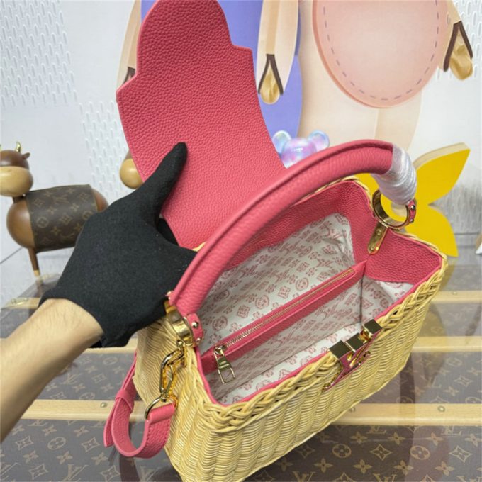 ルイヴィトン 2025年 カプシーヌ BB ハンドバッグ M26005 LOUISVUITTON ショルダーバッグ カウハイドレザー レディース - 画像 (6)