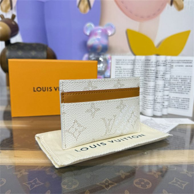 ルイヴィトン 2025年 カードケース M14766 LOUISVUITTON ポルト カルト ダブル モノグラム ヘリテージ キャンバス - 画像 (2)
