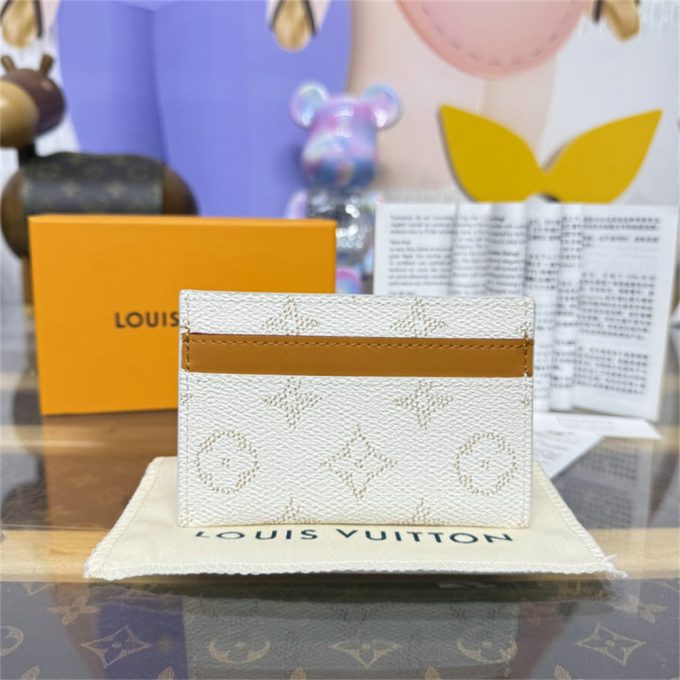 ルイヴィトン 2025年 カードケース M14766 LOUISVUITTON ポルト カルト ダブル モノグラム ヘリテージ キャンバス - 画像 (3)