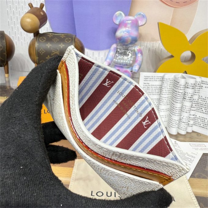 ルイヴィトン 2025年 カードケース M14766 LOUISVUITTON ポルト カルト ダブル モノグラム ヘリテージ キャンバス - 画像 (6)