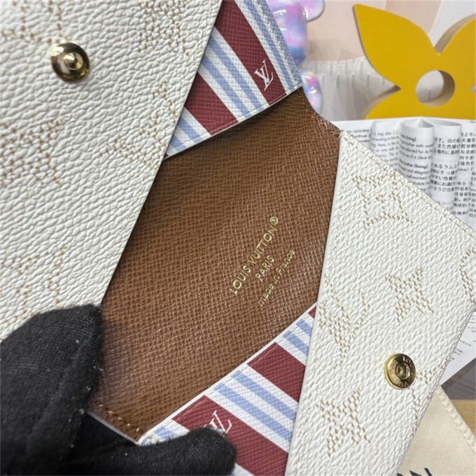 ルイヴィトン 2025年新作 カードケース M14817 LOUISVUITTON ポルト カルト スリム モノグラム ヘリテージ キャンバス - 画像 (8)