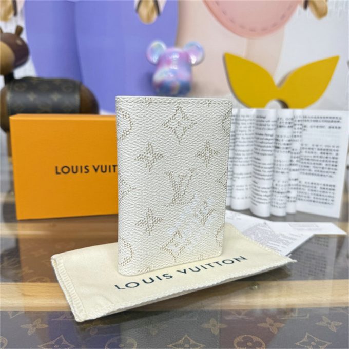 ルイヴィトン 2025年 カードケース M14689 LOUISVUITTON オーガナイザー ドゥ ポッシュ モノグラム ヘリテージ キャンバス - 画像 (2)