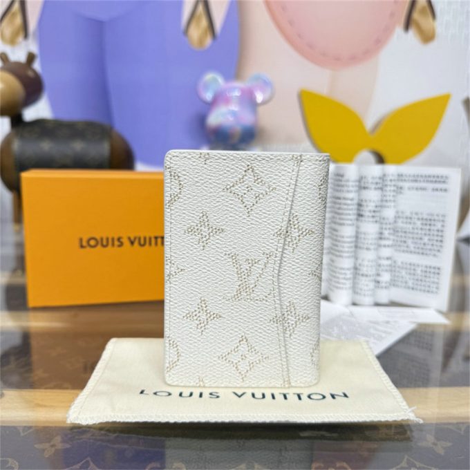 ルイヴィトン 2025年 カードケース M14689 LOUISVUITTON オーガナイザー ドゥ ポッシュ モノグラム ヘリテージ キャンバス - 画像 (3)