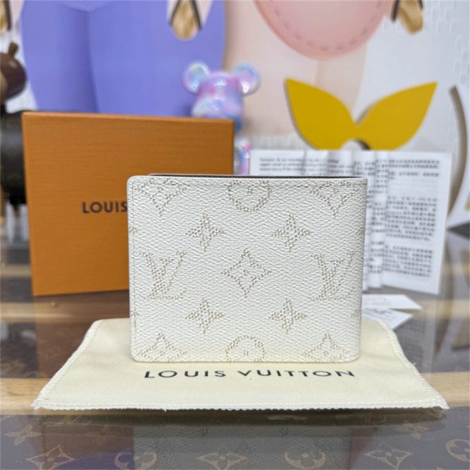 ルイヴィトン 2025年 ポルトフォイユ ミュルティプル M14691 LOUISVUITTON 二つ折り短財布 ショートウォレット モノグラム ヘリテージ キャンバス - 画像 (3)