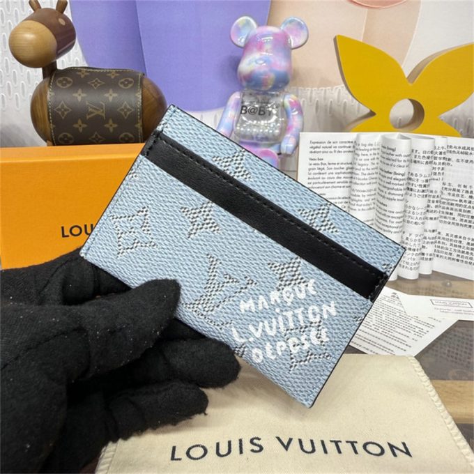 ルイヴィトン 2025年 カードケース M14766 LOUISVUITTON ポルト カルト ダブル モノグラム ヘリテージ キャンバス - 画像 (4)