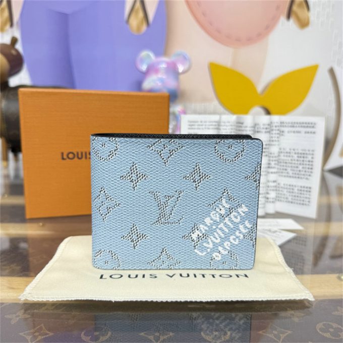 ルイヴィトン 2025年 ポルトフォイユ ミュルティプル M14691 LOUISVUITTON 二つ折り短財布 ショートウォレット モノグラム ヘリテージ キャンバス