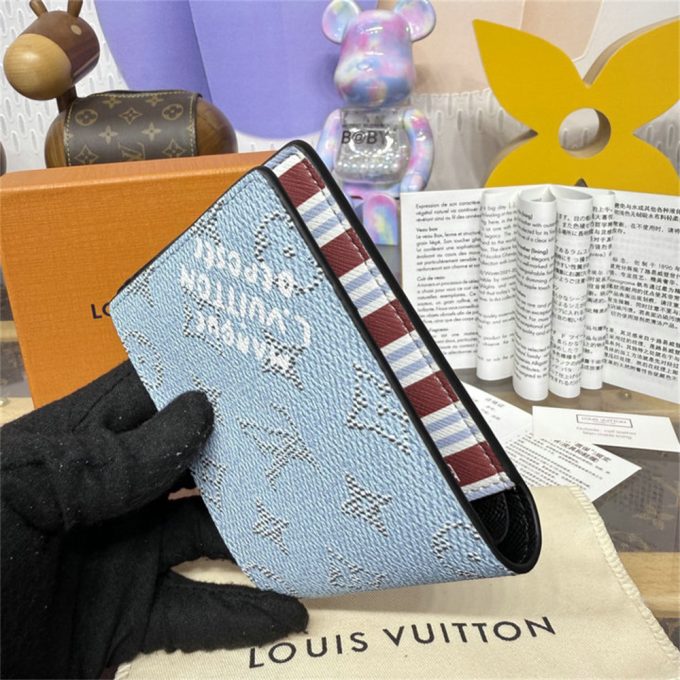 ルイヴィトン 2025年 ポルトフォイユ ミュルティプル M14691 LOUISVUITTON 二つ折り短財布 ショートウォレット モノグラム ヘリテージ キャンバス - 画像 (6)