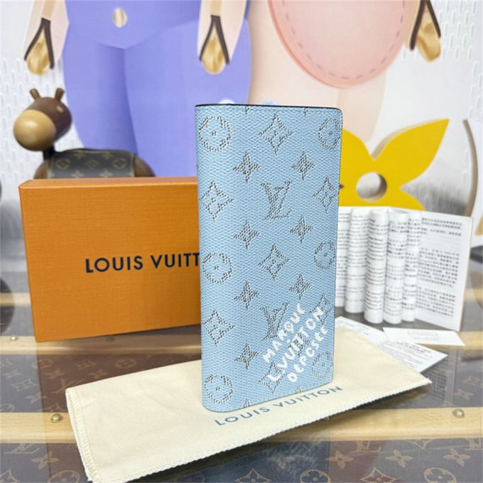 ルイヴィトン 2025年 ポルトフォイユ ブラザ  M15156 LOUISVUITTON 二つ折り長財布 ロングウォレット モノグラム ヘリテージ キャンバス - 画像 (2)
