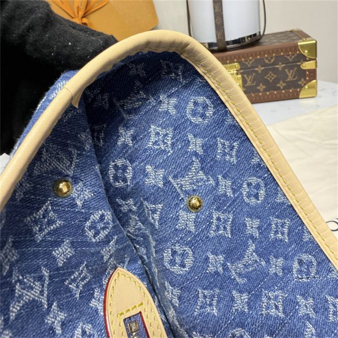 ルイヴィトン 2025年 ネヴァーフル MM M13192 LOUISVUITTON トートバッグ ハンドバッグ デニムブルー レディース - 画像 (9)