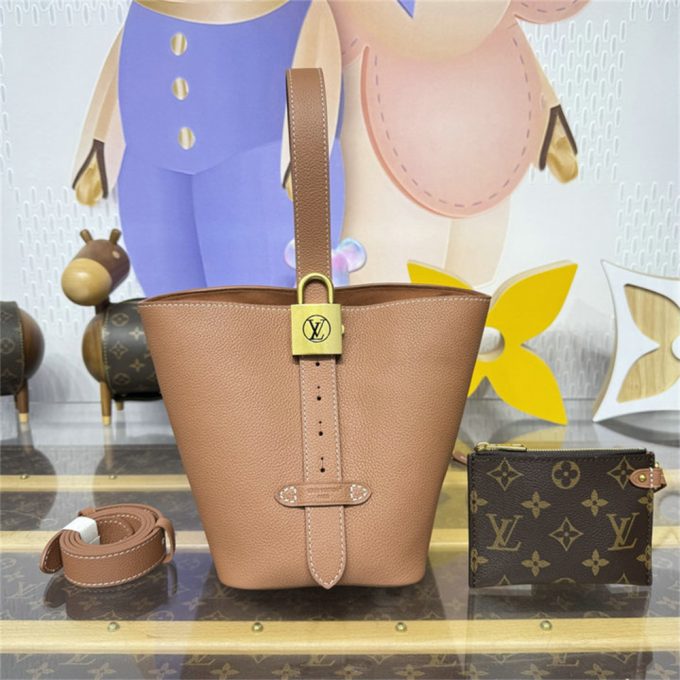 ルイヴィトン 2025年 ロウキー オール イン BB バゲットバッグ M14416 LOUISVUITTON ショルダーバッグ カーフレザー レディース