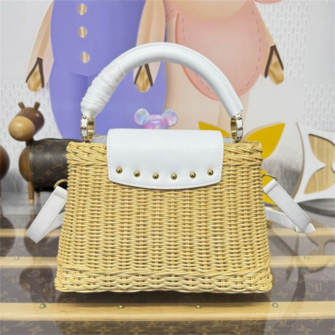 ルイヴィトン 2025年 カプシーヌ BB ハンドバッグ M26004 LOUISVUITTON ショルダーバッグ カウハイドレザー レディース - 画像 (3)