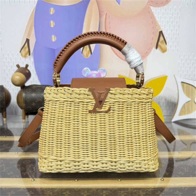 ルイヴィトン 2025年 カプシーヌ BB ハンドバッグ M26025 LOUISVUITTON ショルダーバッグ カウハイドレザー レディース