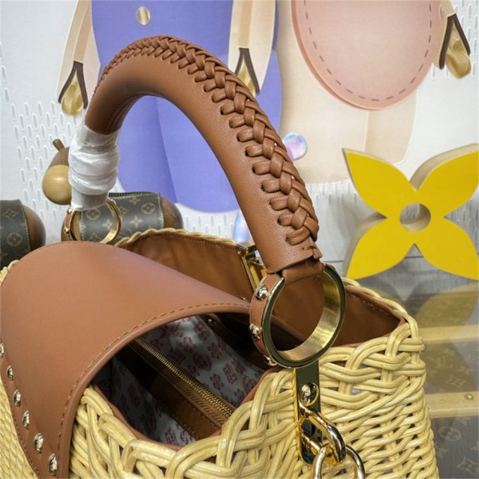 ルイヴィトン 2025年 カプシーヌ BB ハンドバッグ M26025 LOUISVUITTON ショルダーバッグ カウハイドレザー レディース - 画像 (10)