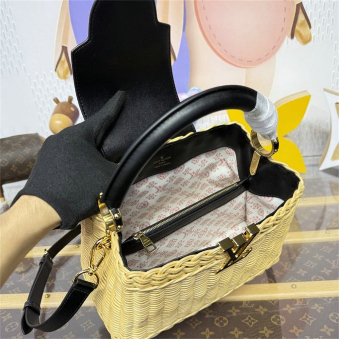 ルイヴィトン 2025年 カプシーヌ BB ハンドバッグ M26003 LOUISVUITTON ショルダーバッグ カウハイドレザー レディース - 画像 (6)