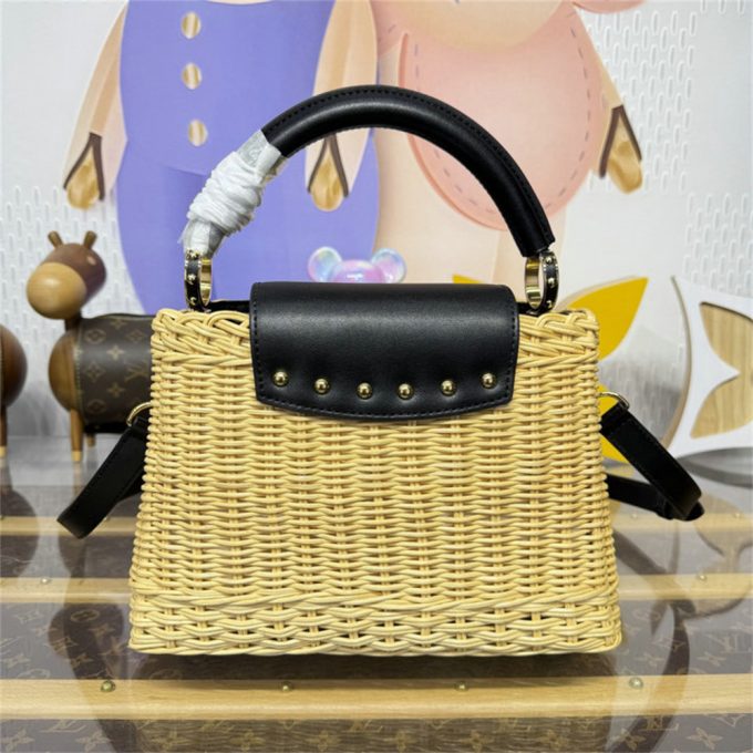 ルイヴィトン 2025年 カプシーヌ BB ハンドバッグ M26003 LOUISVUITTON ショルダーバッグ カウハイドレザー レディース - 画像 (4)