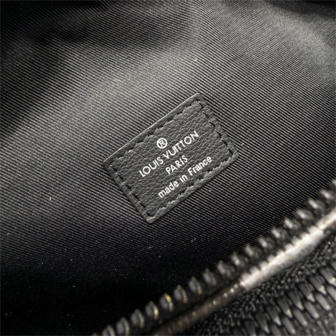 ルイヴィトン 2025年 ラッシュ バムバッグ M14920 LOUISVUITTON ウェストバッグ ベルトバッグ ダモフラージュ ブラック キャンバス - 画像 (7)