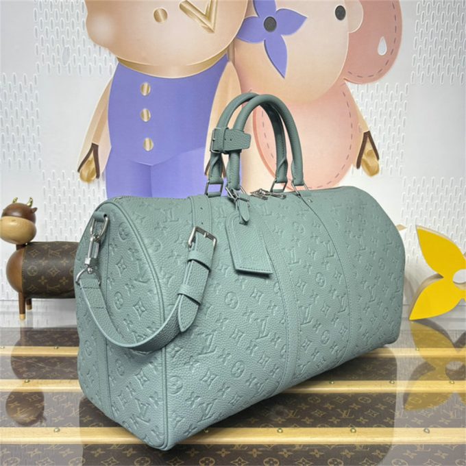 ルイヴィトン 2025年 キーポル バンドリエール 50 M13976 LOUISVUITTON トラベルバッグ ダッフルバッグ 旅行かばん ボストンバッグ モノグラム カウハイドレザー - 画像 (2)