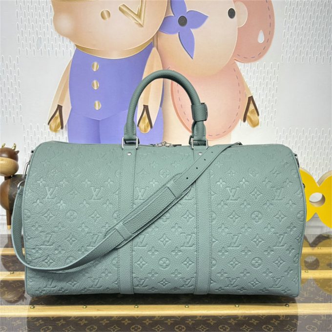 ルイヴィトン 2025年 キーポル バンドリエール 50 M13976 LOUISVUITTON トラベルバッグ ダッフルバッグ 旅行かばん ボストンバッグ モノグラム カウハイドレザー - 画像 (3)
