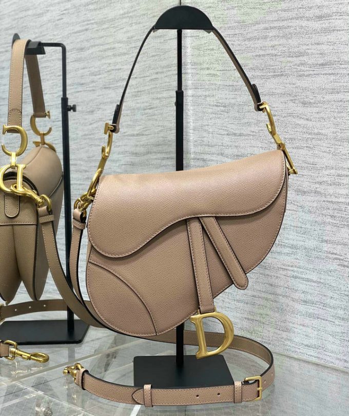 クリスチャンディオール 2025年 サドル ホーボーバッグ CHRISTIAN DIOR ショルダーバッグ カーフスキン レディース
