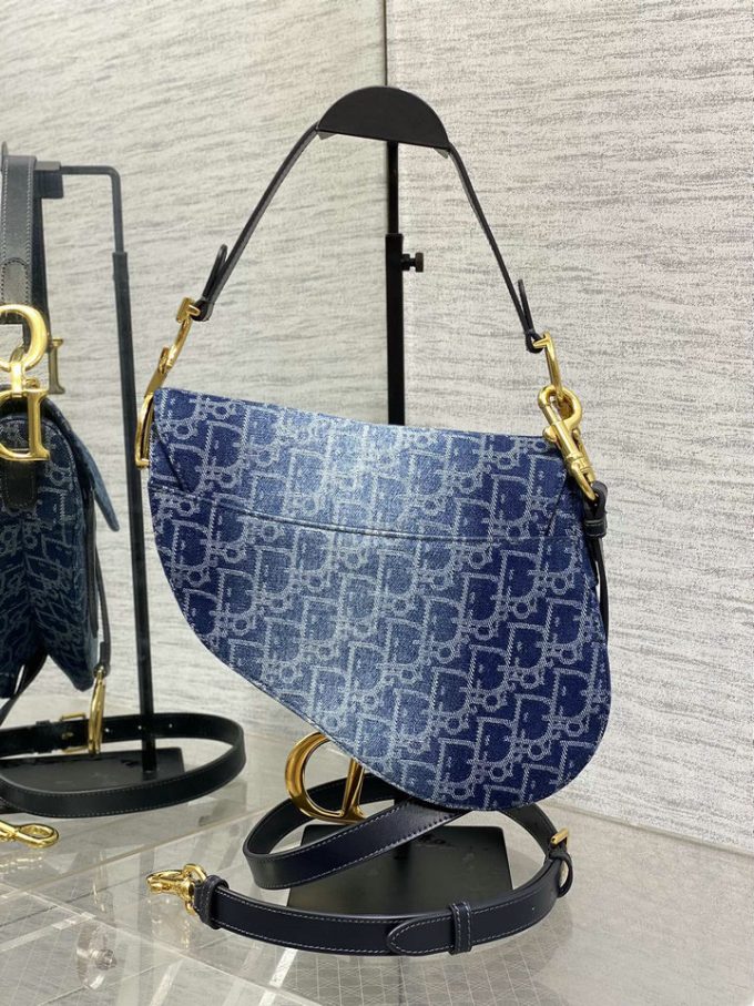 クリスチャンディオール 2025年 サドル ホーボーバッグ CHRISTIAN DIOR ショルダーバッグ オブリーク ジャカード レディース - 画像 (3)