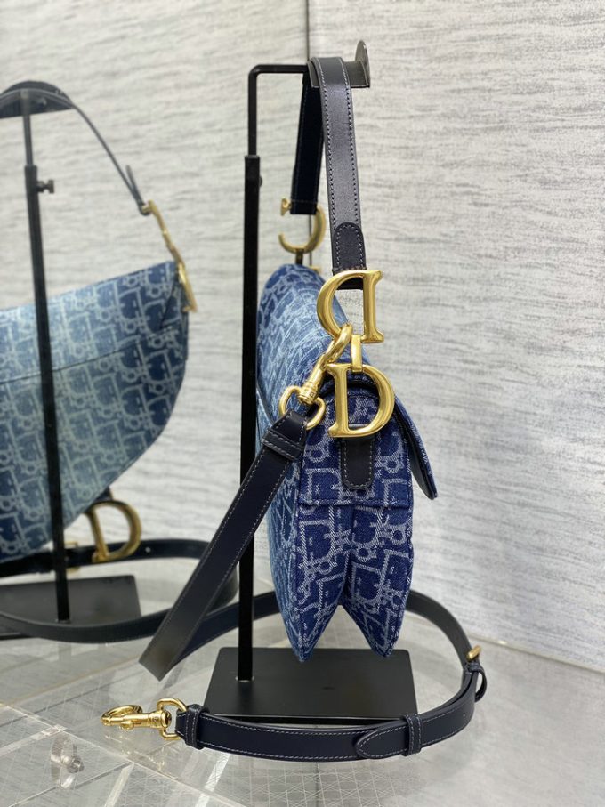 クリスチャンディオール 2025年 サドル ホーボーバッグ CHRISTIAN DIOR ショルダーバッグ オブリーク ジャカード レディース - 画像 (2)