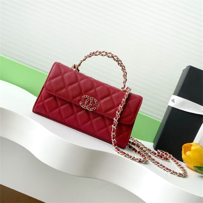 シャネル 2025年 ココマーク トップハンドルバッグ 2way ショルダーバッグ CHANEL レディース
