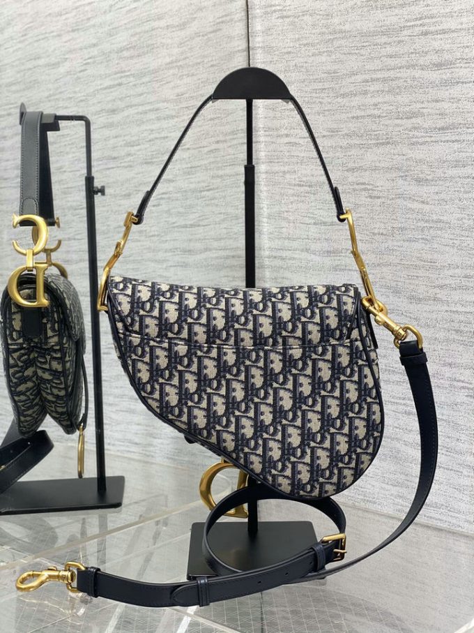 クリスチャンディオール 2025年 サドル ホーボーバッグ CHRISTIAN DIOR ショルダーバッグ オブリーク ジャカード - 画像 (3)