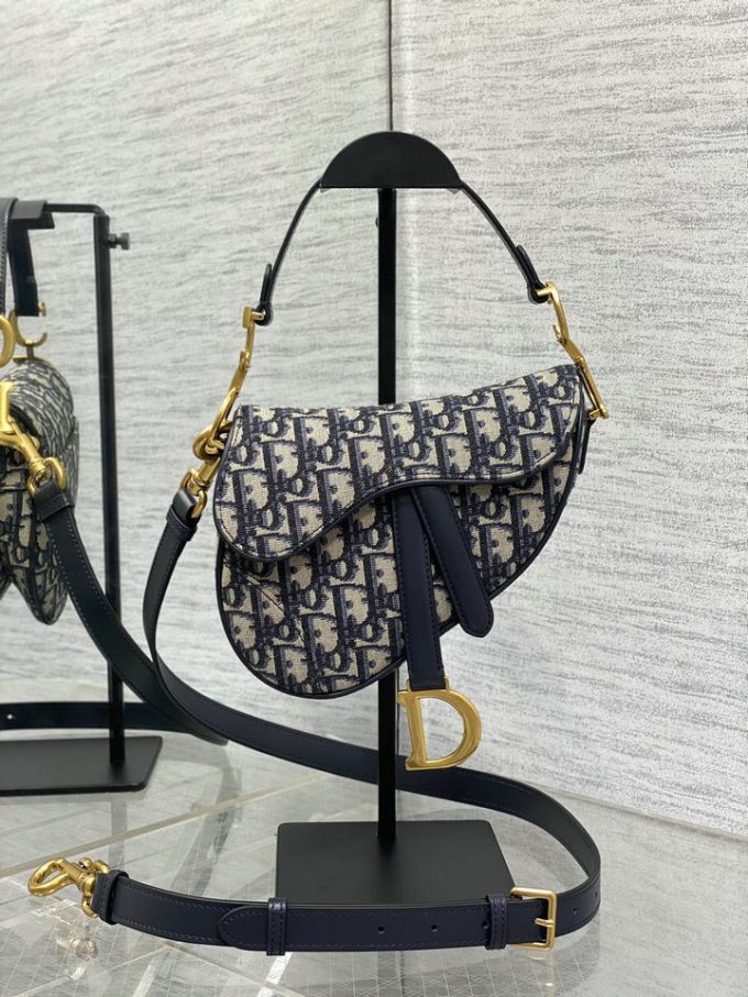 クリスチャンディオール 2025年 サドル ミニ ホーボーバッグ CHRISTIAN DIOR ショルダーバッグ オブリークジャカード レディース