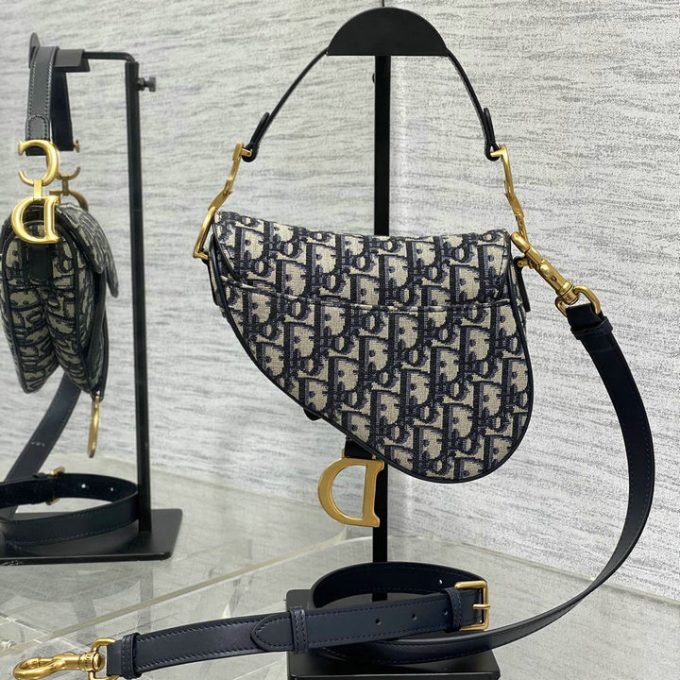 クリスチャンディオール 2025年 サドル ミニ ホーボーバッグ CHRISTIAN DIOR ショルダーバッグ オブリークジャカード レディース - 画像 (3)