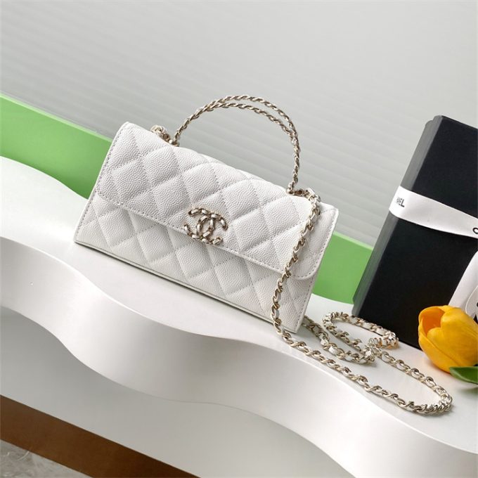 シャネル 2025年 ココマーク トップハンドルバッグ 2way ショルダーバッグ CHANEL レディース