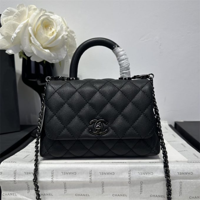 シャネル トップハンドルバッグ CHANEL ミニ トートバッグ ショルダーバッグ レディース