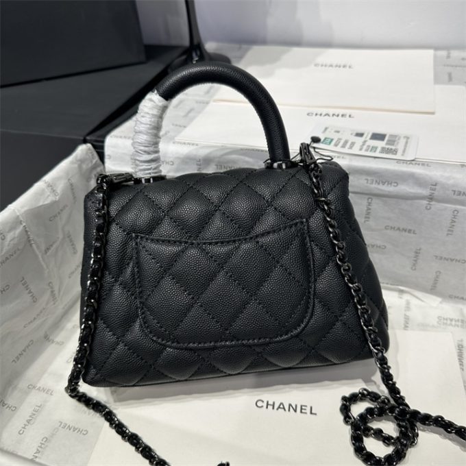 シャネル トップハンドルバッグ CHANEL ミニ トートバッグ ショルダーバッグ レディース - 画像 (4)
