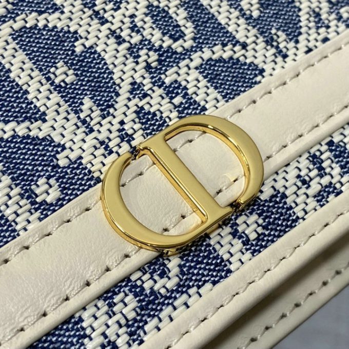 クリスチャンディオール 2025年 30 モンテーニュ Cigale CHRISTIAN DIOR チェーンポーチ ショルダーバッグ オブリークジャカード レディース - 画像 (9)
