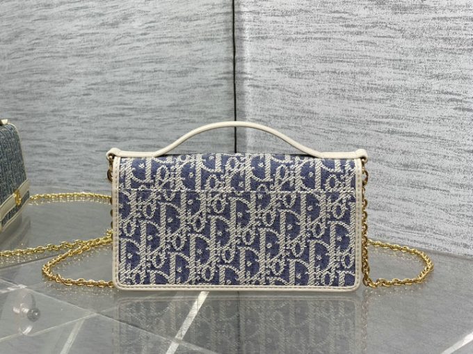 クリスチャンディオール 2025年 30 モンテーニュ Cigale CHRISTIAN DIOR チェーンポーチ ショルダーバッグ オブリークジャカード レディース - 画像 (3)