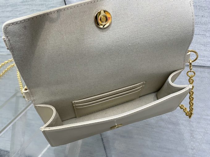 クリスチャンディオール 2025年 30 モンテーニュ Cigale CHRISTIAN DIOR チェーンポーチ ショルダーバッグ オブリークジャカード レディース - 画像 (6)