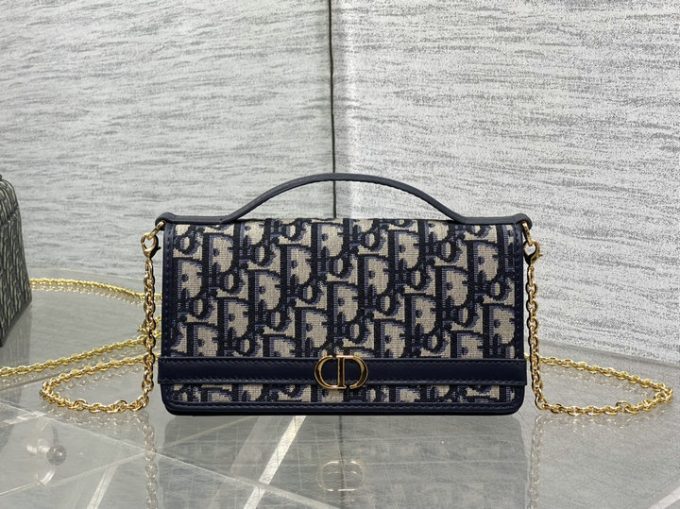クリスチャンディオール 2025年 30 モンテーニュ Cigale CHRISTIAN DIOR チェーンポーチ ショルダーバッグ オブリークジャカード  レディース