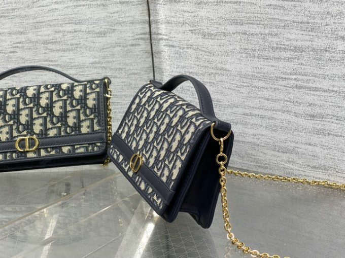 クリスチャンディオール 2025年 30 モンテーニュ Cigale CHRISTIAN DIOR チェーンポーチ ショルダーバッグ オブリークジャカード  レディース - 画像 (2)